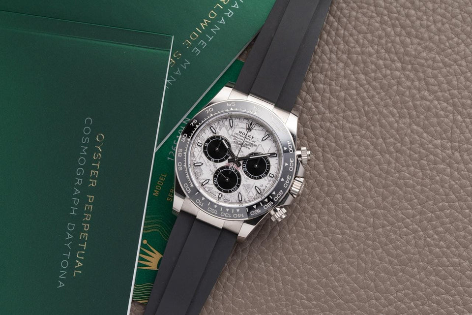 Rolex | Daytona | 126519LN-0006 | White gold | 40 mm | Rubber | Meteorite | Automatic