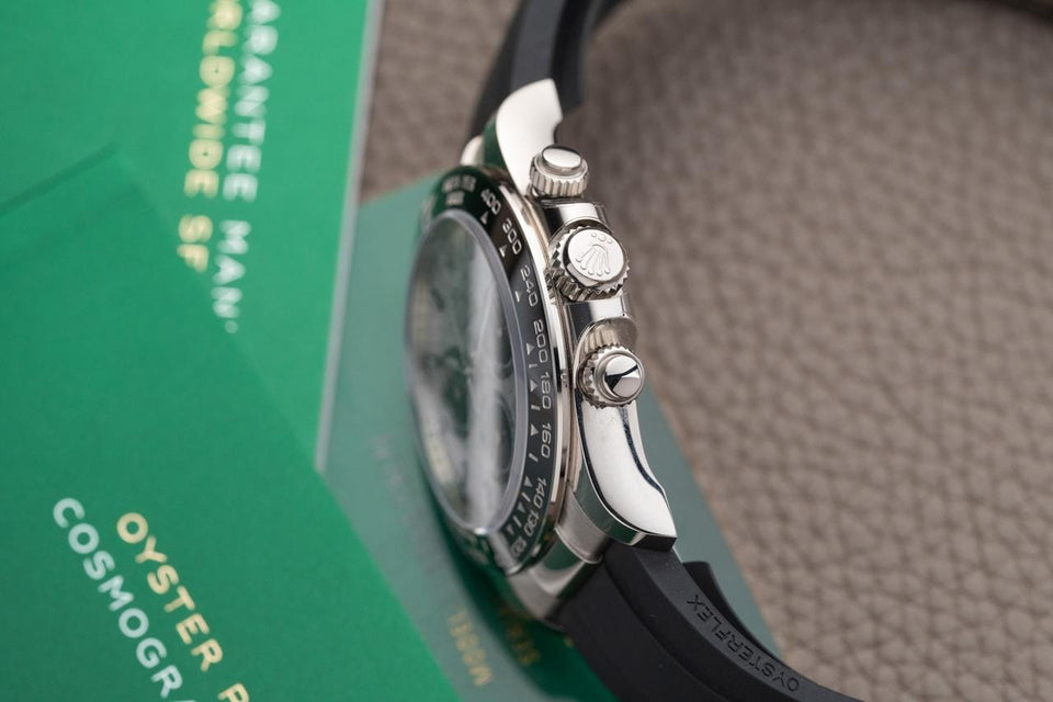 Rolex | Daytona | 126519LN-0006 | White gold | 40 mm | Rubber | Meteorite | Automatic
