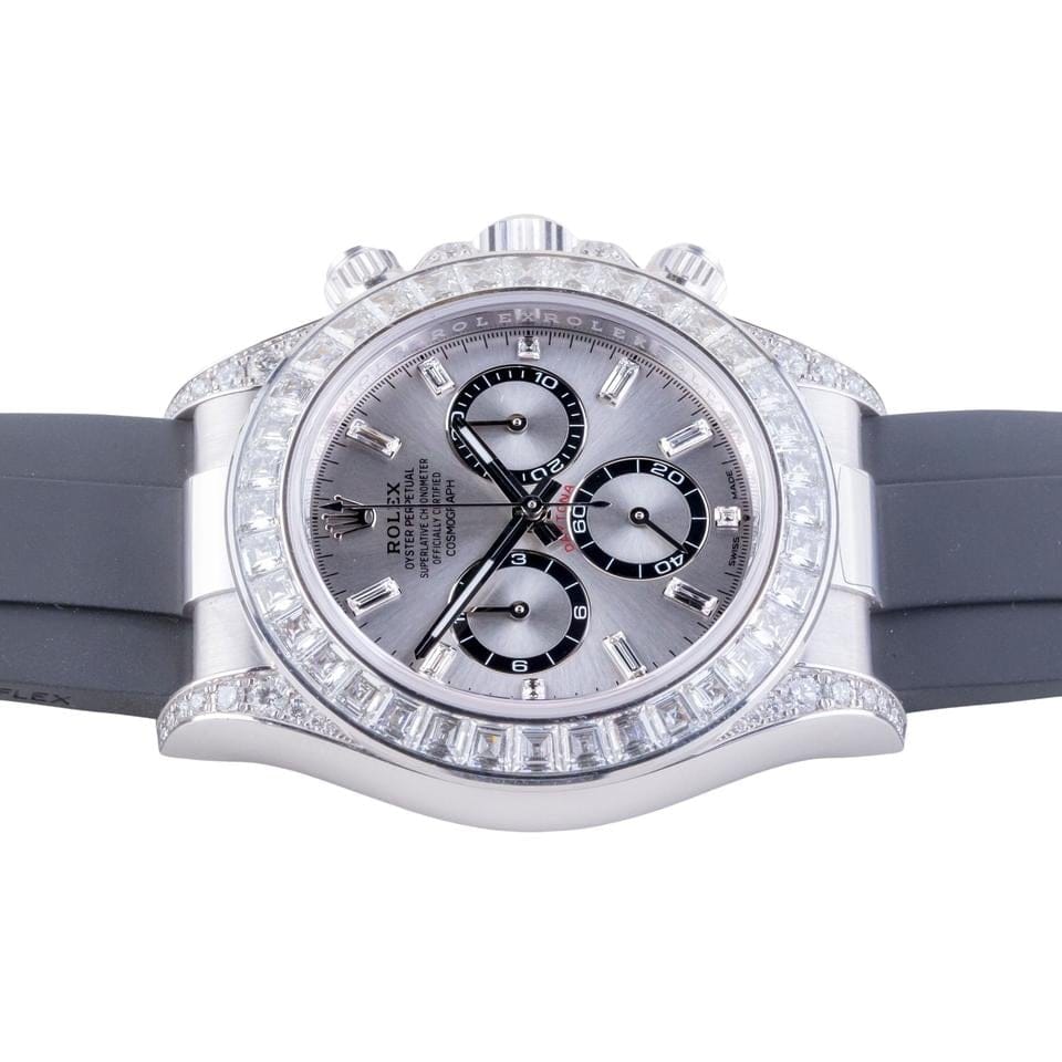 Rolex | Daytona | 126539TBR | White gold | 40 mm | Rubber | Silver | Automatic