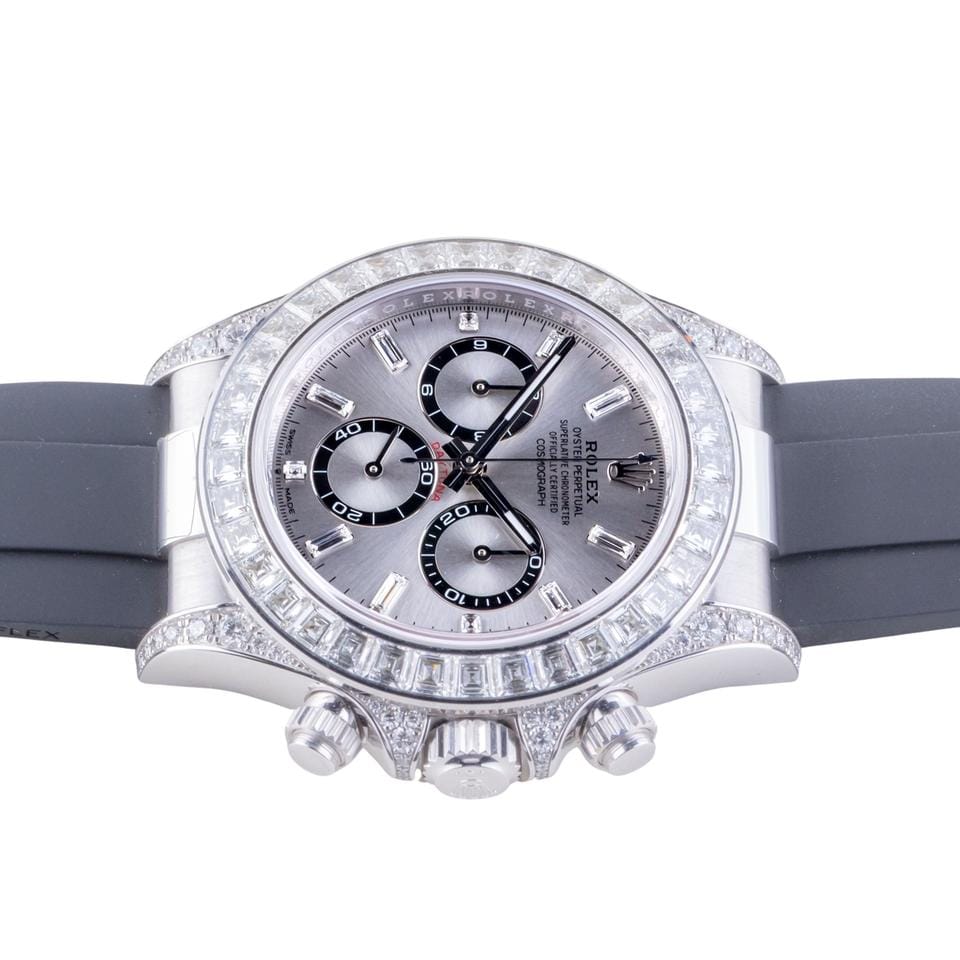 Rolex | Daytona | 126539TBR | White gold | 40 mm | Rubber | Silver | Automatic