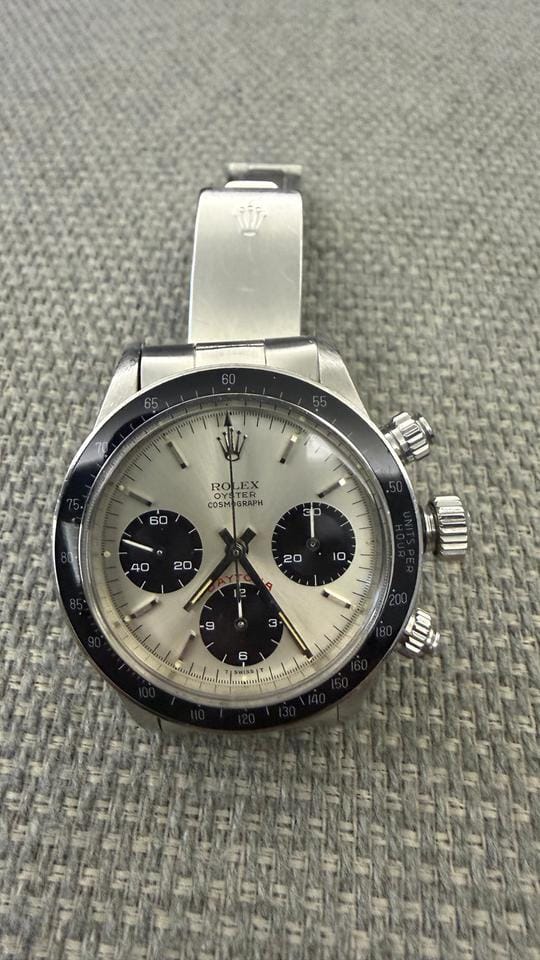 Rolex | Daytona | 6263 | Steel | 37 mm | Steel | Grey | Manual winding