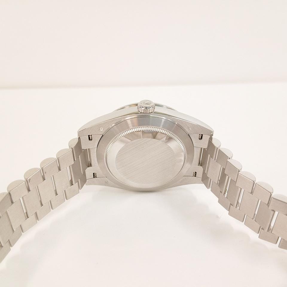 Rolex Day-Date 40President 40 Platinum Baguette Diamond Ice Blue Dial 228396TBR