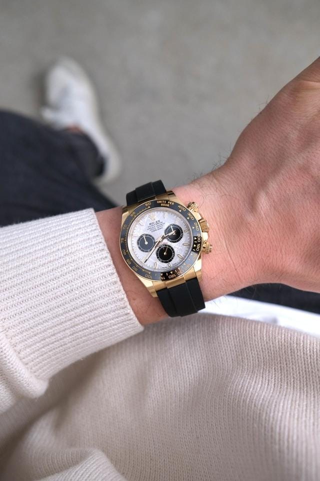 Rolex | Daytona | 126518LN | Yellow gold | 40 mm | Rubber | Silver | Automatic