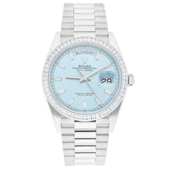 Rolex | Day-Date | M128396TBR-0003 | Platinum | 36 mm | Turquoise | Automatic