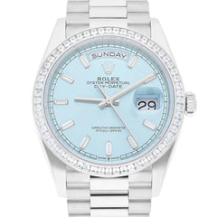 Rolex | Day-Date | M128396TBR-0003 | Platinum | 36 mm | Turquoise | Automatic