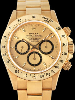 Rolex | Daytona | 16528 | Yellow gold | 40 mm | Yellow gold | Blue | Automatic