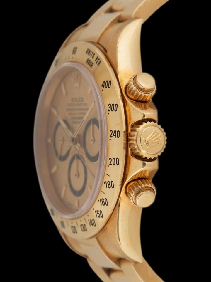 Rolex | Daytona | 16528 | Yellow gold | 40 mm | Yellow gold | Blue | Automatic