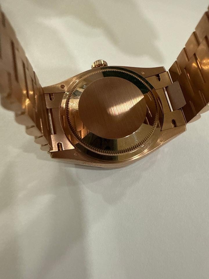 Rolex | Day-Date | 128345RBR | Rose gold | 36 x 43 mm | Rose gold | White | Automatic