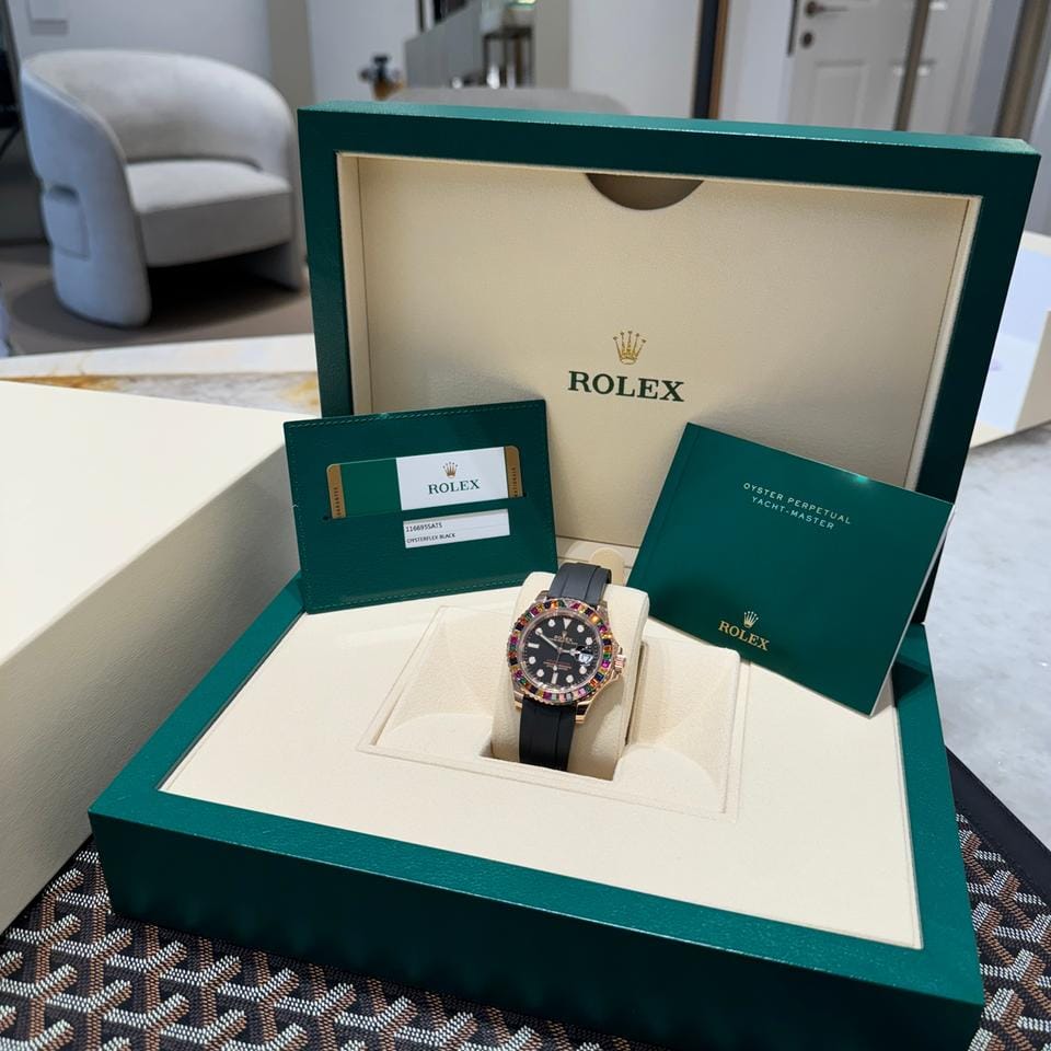 Rolex | Yacht-Master | 116695 SATS | Rose gold | 40 mm | Rubber | Black | Automatic