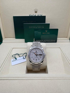 Rolex | Day-Date | 228396TBR | Platinum | 40 x 48 mm | Platinum | Meteorite | Automatic