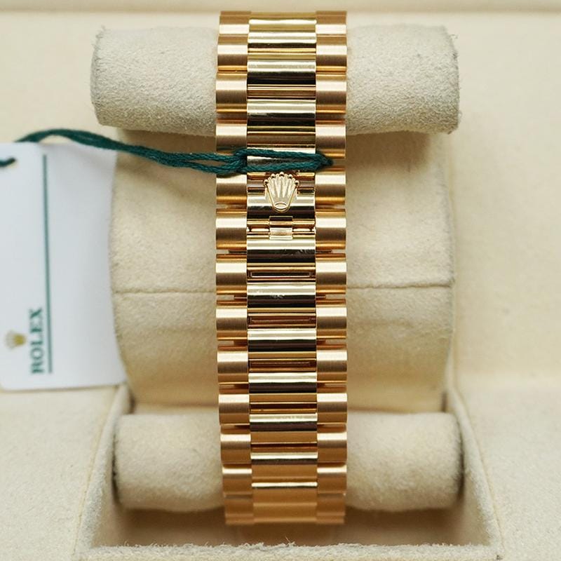 Rolex | Day-Date | 228398TBR | Yellow gold | 40mm mm | Yellow gold | Green | Automatic