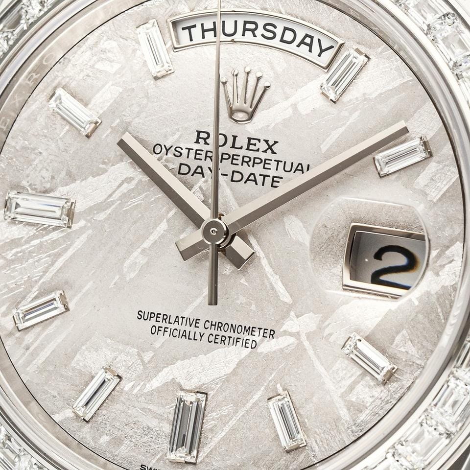 Rolex | Day-Date | 228396TBR | Platinum | 40 mm | Platinum | Meteorite | Automatic