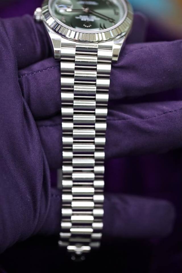 Rolex | Day-Date | 228236 | Platinum | Platinum | Green | Automatic