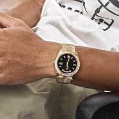 Rolex | Day-Date | 228398TBR | Yellow gold | 40 mm | Yellow gold | Black | Automatic