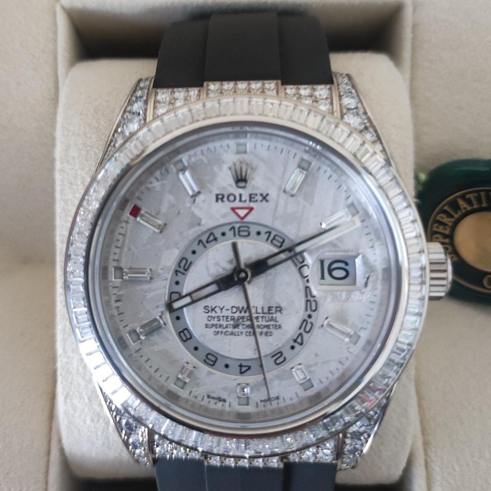 Rolex | Sky-Dweller | 326259 | White gold | 42 mm | Rubber | Meteorite | Automatic