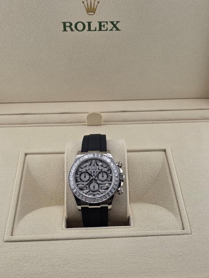 Rolex | Daytona | 116589TBR | White gold | 40 mm | Rubber | Silver | Automatic