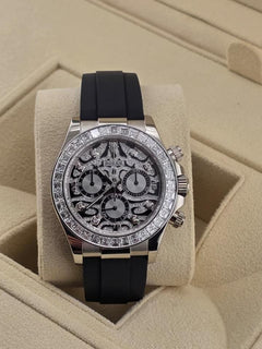 Rolex | Daytona | 116589TBR | White gold | 40 mm | Rubber | Silver | Automatic