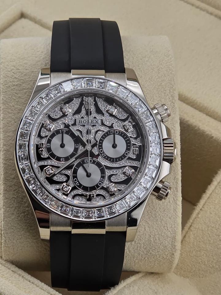 Rolex | Daytona | 116589TBR | White gold | 40 mm | Rubber | Silver | Automatic