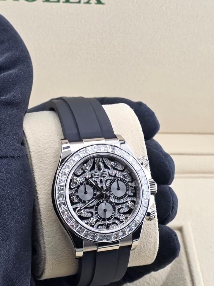 Rolex | Daytona | 116589TBR | White gold | 40 mm | Rubber | Silver | Automatic