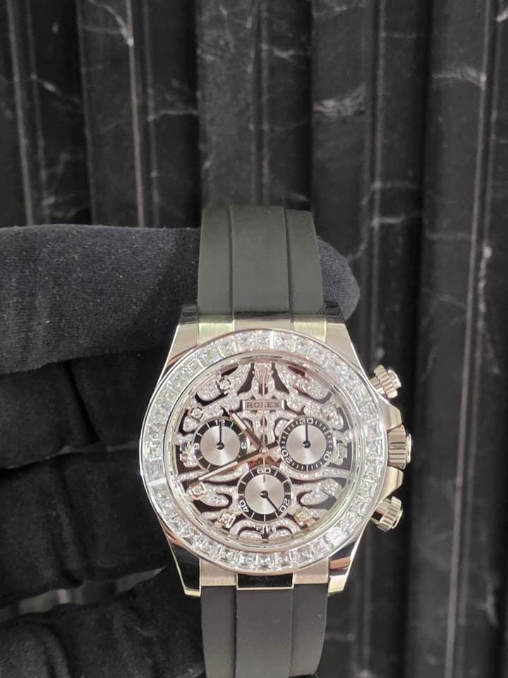Rolex | Daytona | 116589TBR | White gold | 40 mm | Rubber | Silver | Automatic