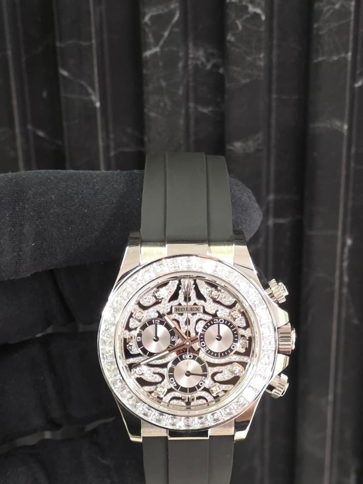 Rolex | Daytona | 116589TBR | White gold | 40 mm | Rubber | Silver | Automatic