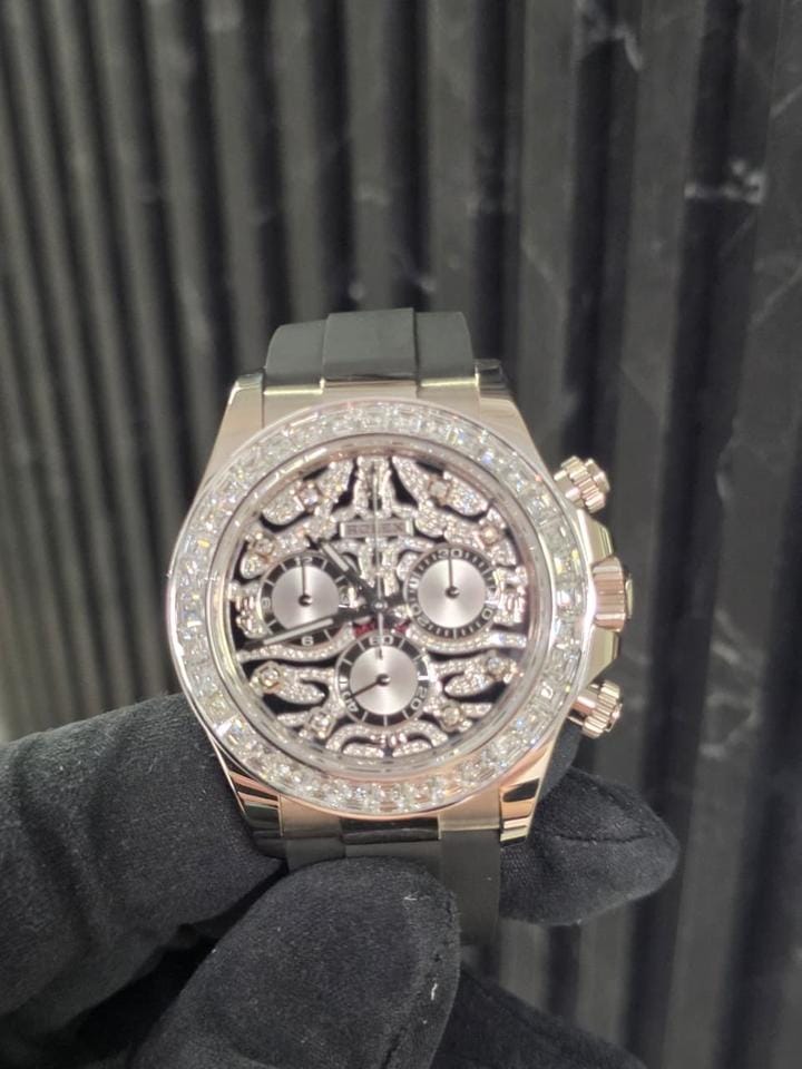 Rolex | Daytona | 116589TBR | White gold | 40 mm | Rubber | Silver | Automatic