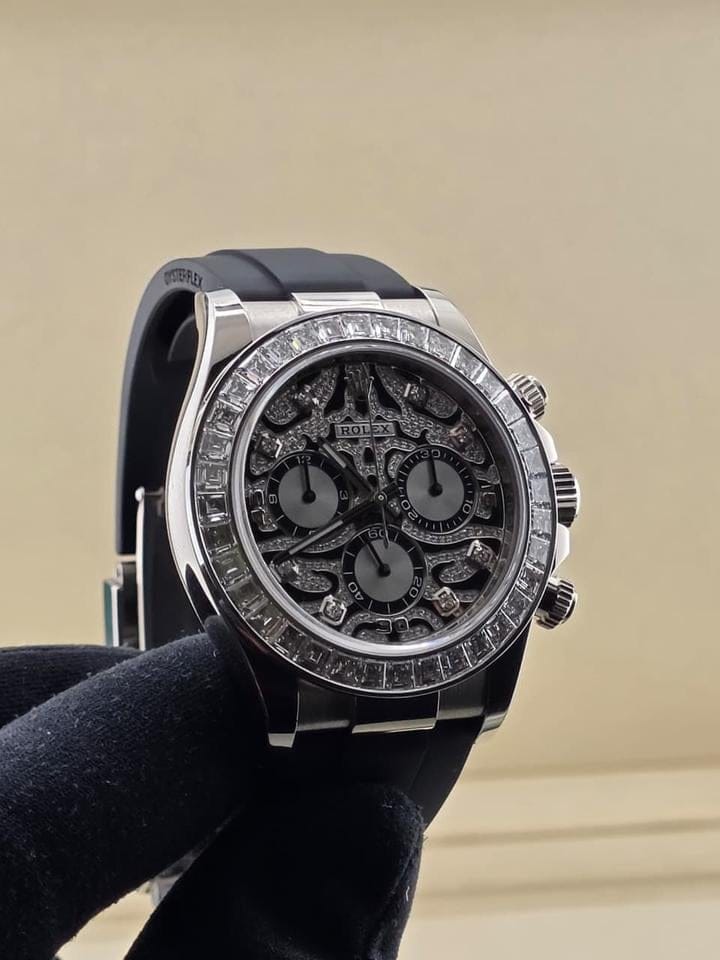 Rolex | Daytona | 116589TBR | White gold | 40 mm | Rubber | Silver | Automatic
