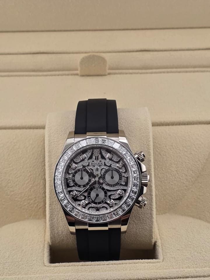 Rolex | Daytona | 116589TBR | White gold | 40 mm | Rubber | Silver | Automatic