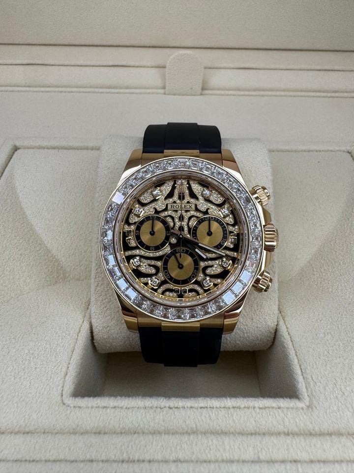 Rolex | Daytona | 116588TBR | Yellow gold | 40 mm | Rubber | Yellow | Automatic