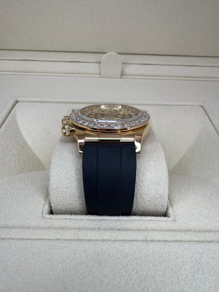 Rolex | Daytona | 116588TBR | Yellow gold | 40 mm | Rubber | Yellow | Automatic