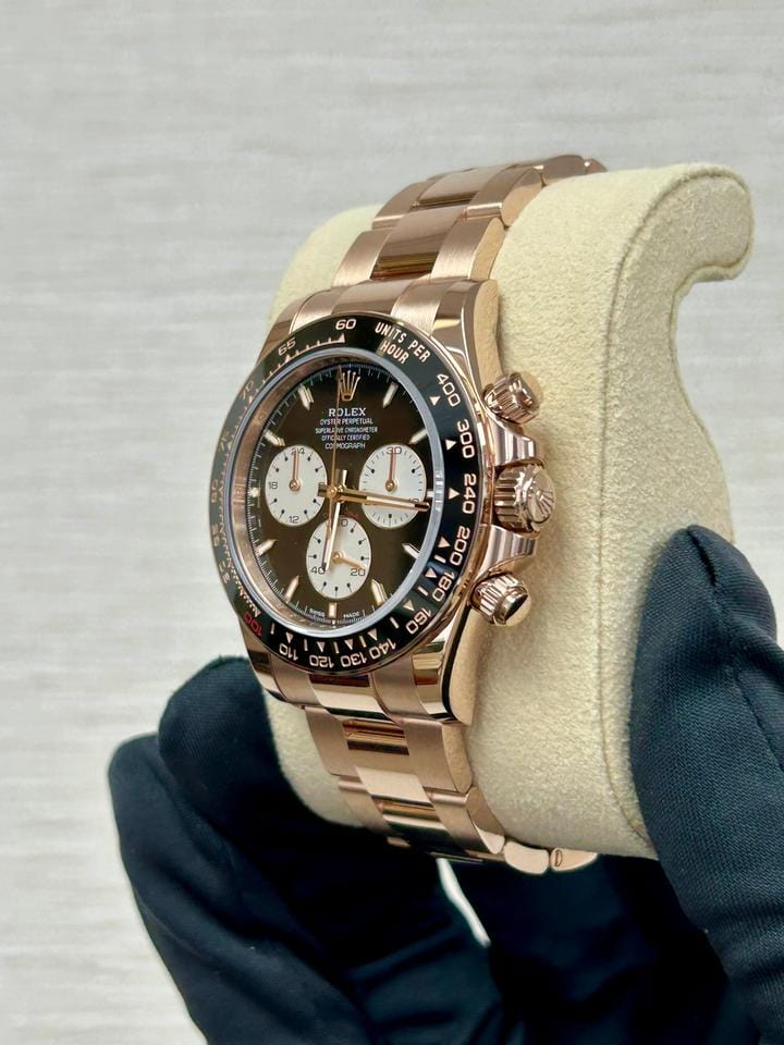 Rolex | Daytona | 126525LN | Rose gold | Rose gold | Black | Automatic