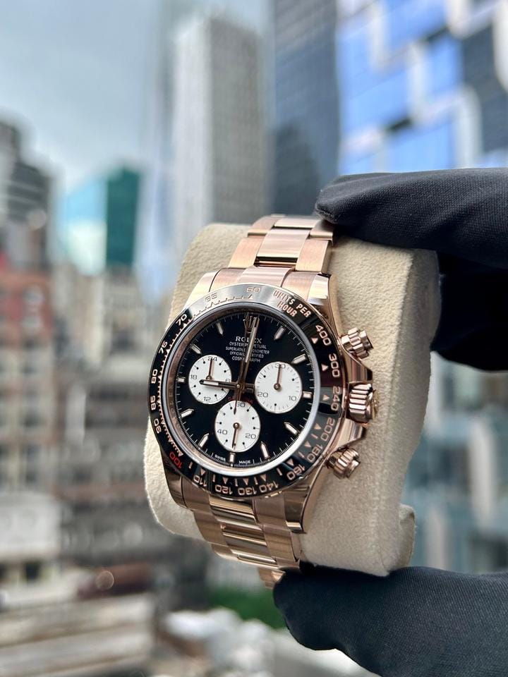 Rolex | Daytona | 126525LN | Rose gold | Rose gold | Black | Automatic