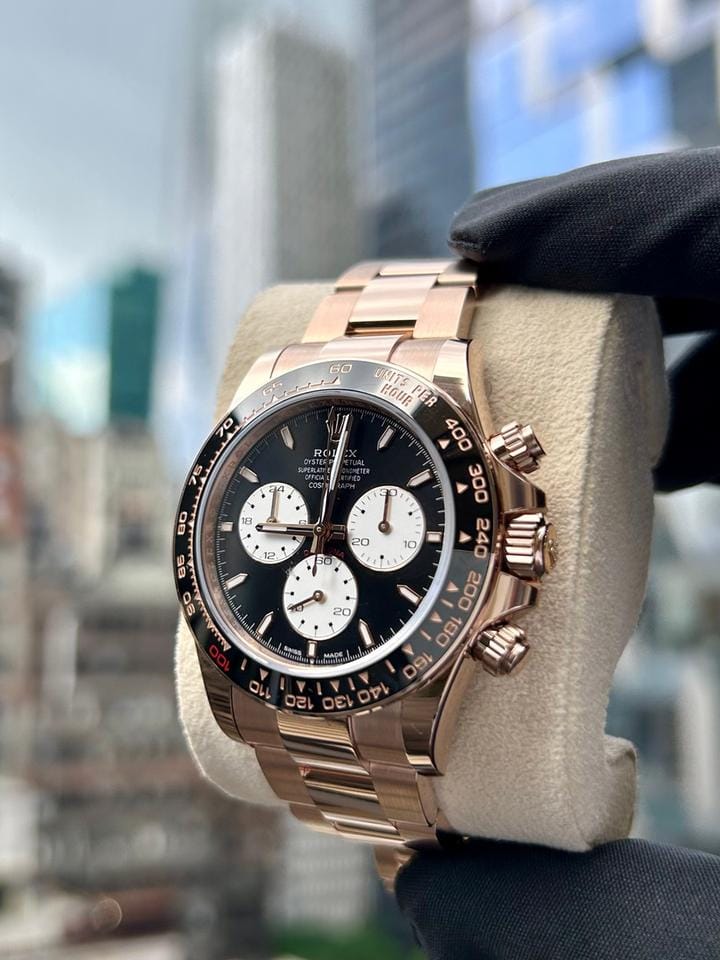 Rolex | Daytona | 126525LN | Rose gold | Rose gold | Black | Automatic