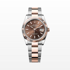Rolex | Datejust | 126231 | Gold/Steel | 36 x 44 mm | Gold/Steel | Brown | Automatic