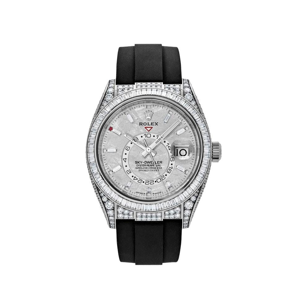 Rolex | Sky-Dweller | 336259TBR | White gold | 42 mm | Rubber | White | Automatic