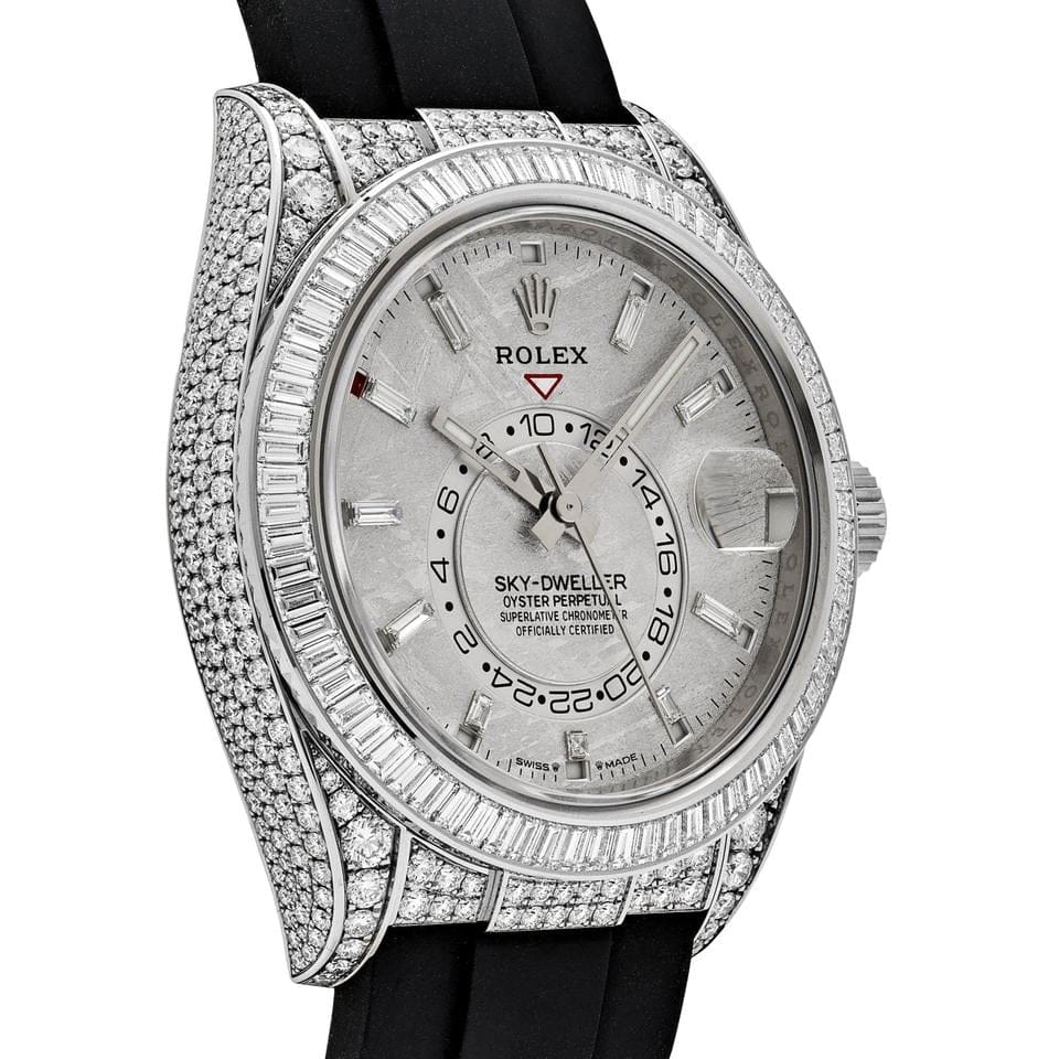 Rolex | Sky-Dweller | 336259TBR | White gold | 42 mm | Rubber | White | Automatic