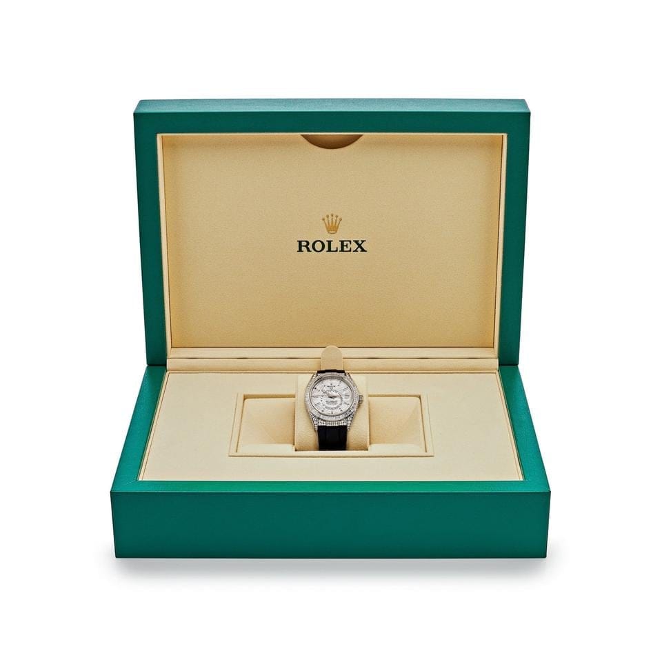Rolex | Sky-Dweller | 336259TBR | White gold | 42 mm | Rubber | White | Automatic