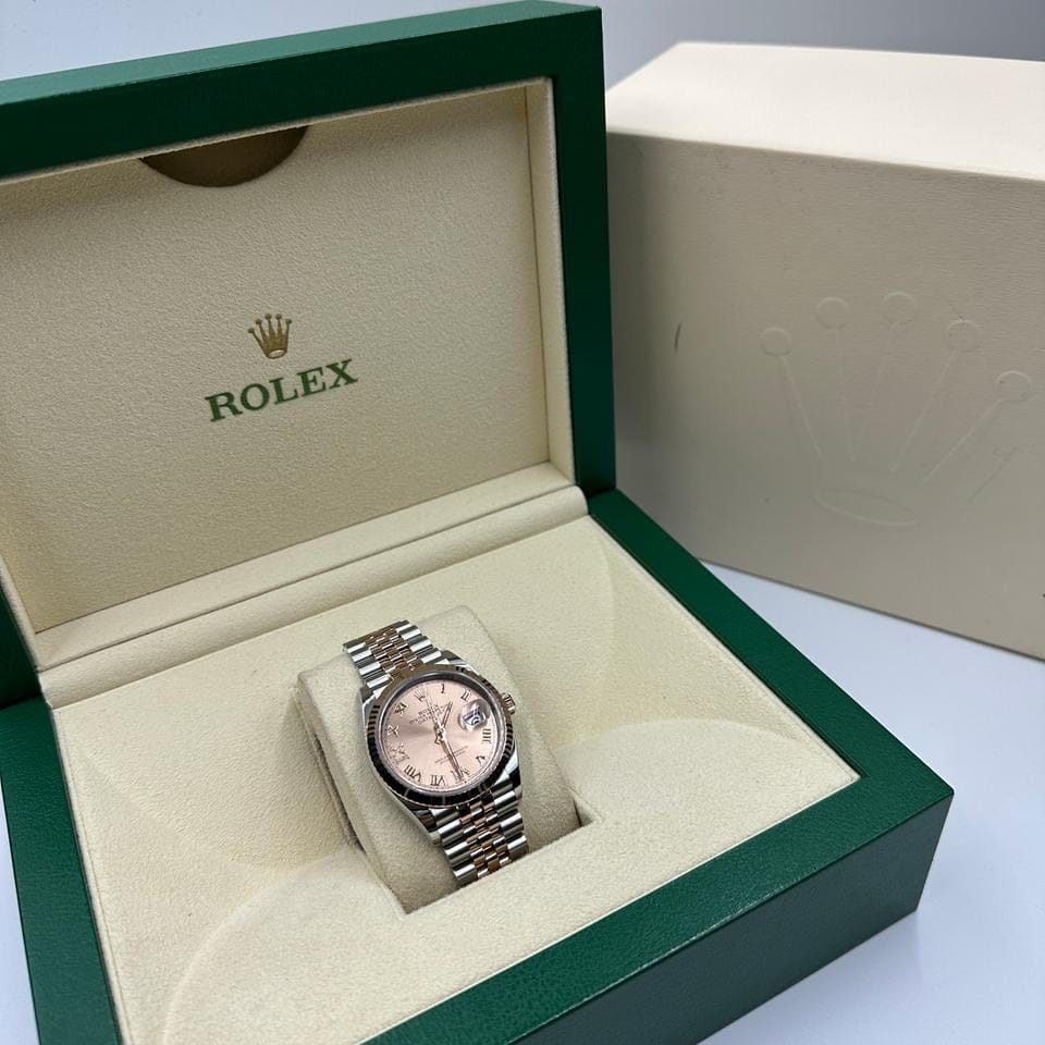 Rolex Datejust 36 126231 Pink Roman VIIX Diamonds Jubilee 2025