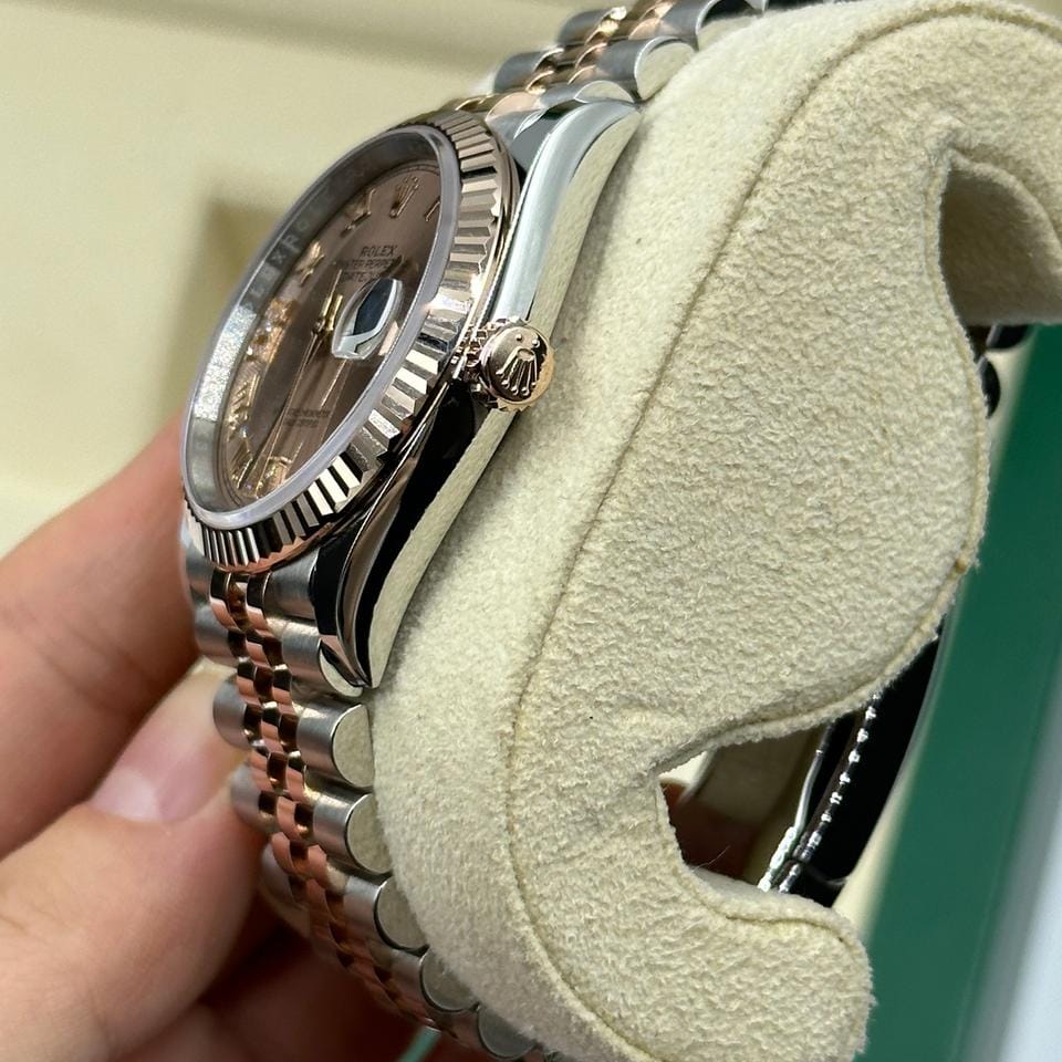 Rolex Datejust 36 126231 Pink Roman VIIX Diamonds Jubilee 2025