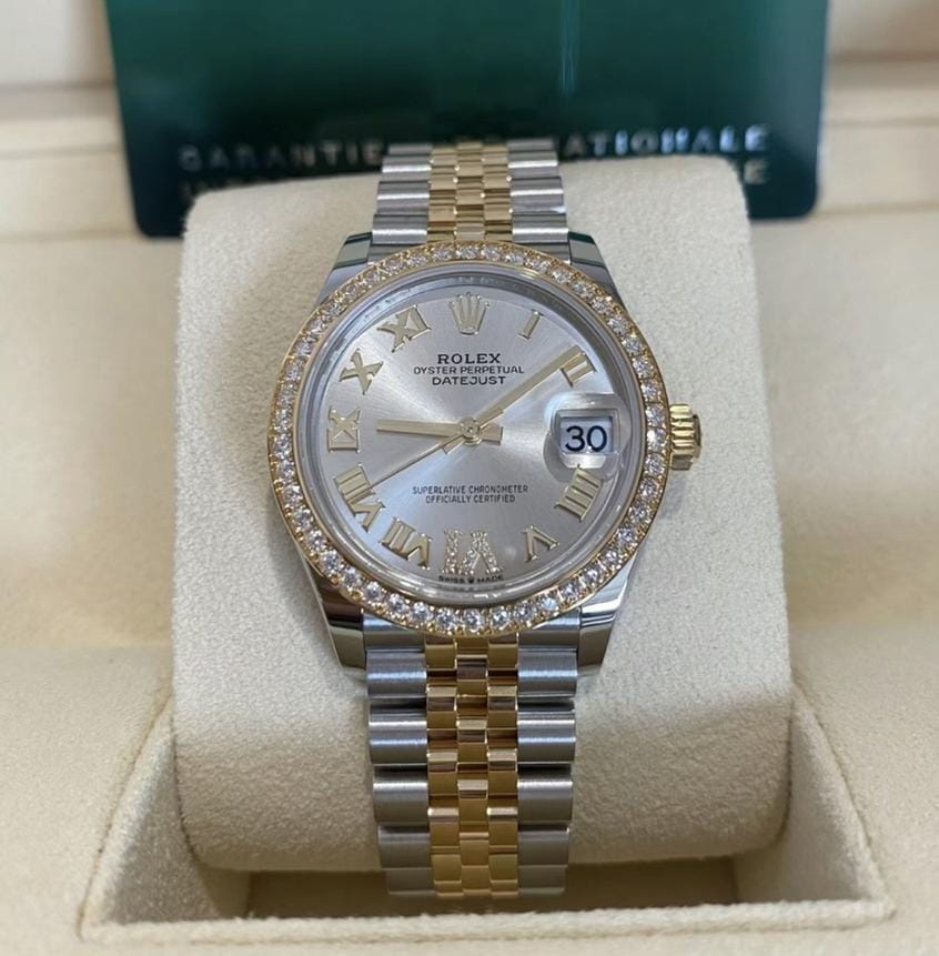 Rolex Datejust 31 278383 RBR SILVER Roman VIIX JUB
