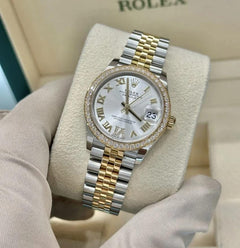 Rolex Datejust 31 278383 RBR SILVER Roman VIIX JUB