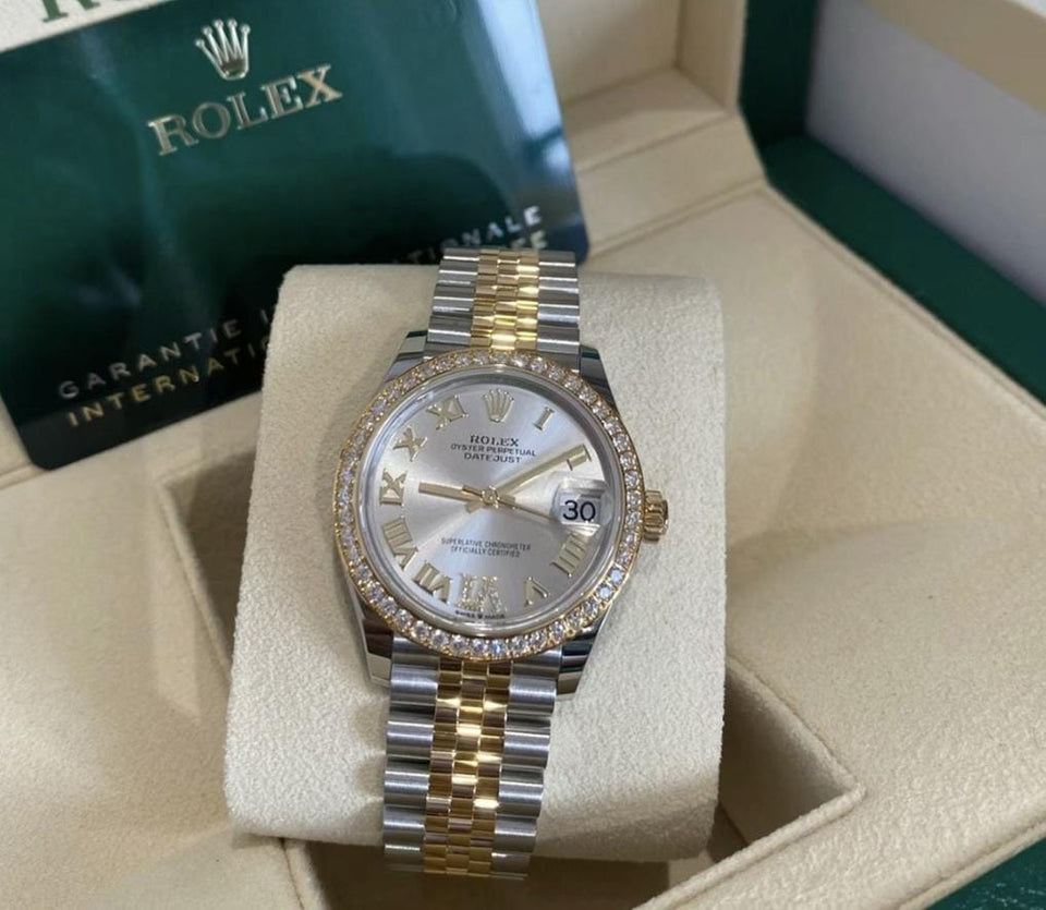 Rolex Datejust 31 278383 RBR SILVER Roman VIIX JUB