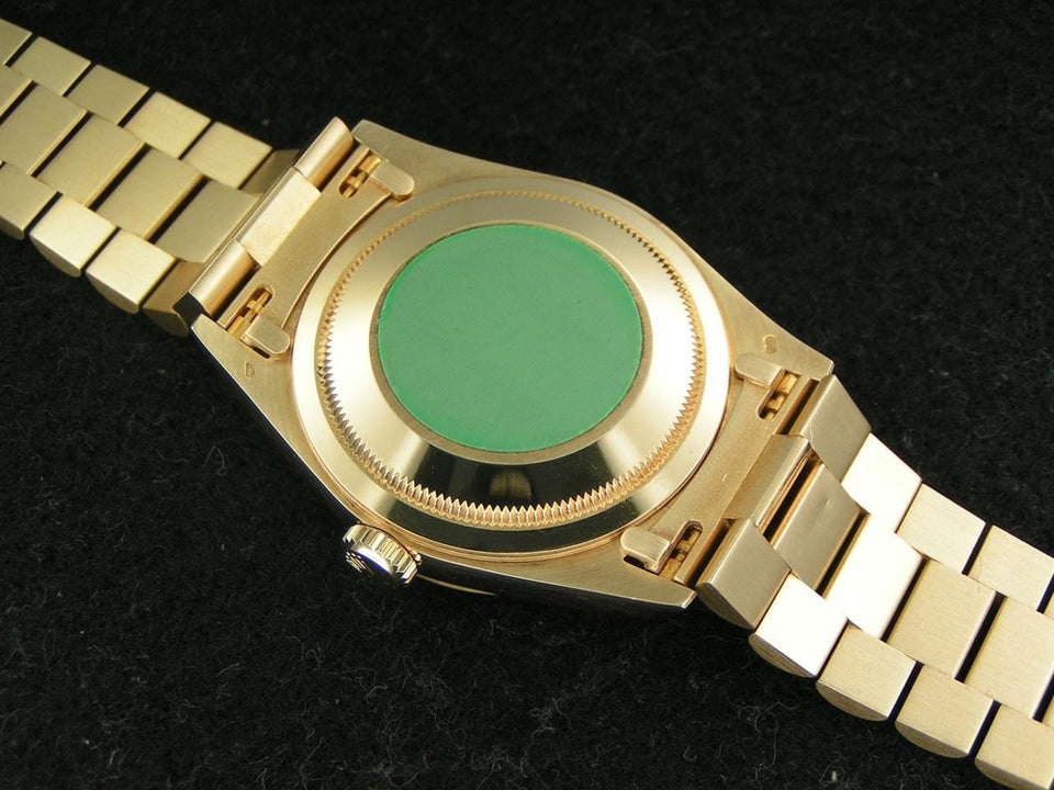 Rolex1994 Day-Date 36 UN-WORN Boxes Papers RARE Champagne "Jubilee" Princess cut Diamond Dial