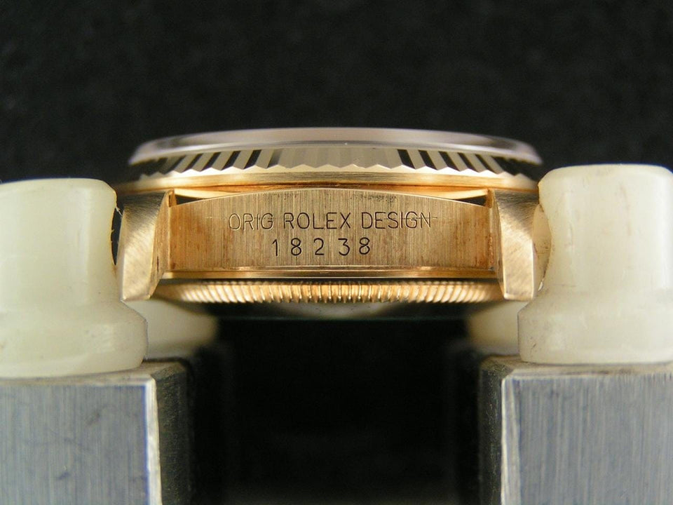 Rolex1994 Day-Date 36 UN-WORN Boxes Papers RARE Champagne "Jubilee" Princess cut Diamond Dial