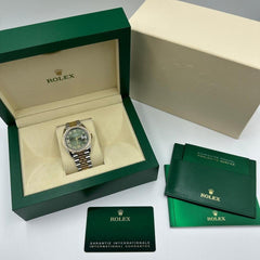 Rolex Datejust 36 126283RBR Green Roman VIIX Jubilee 2024