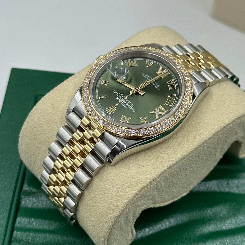 Rolex Datejust 36 126283RBR Green Roman VIIX Jubilee 2024