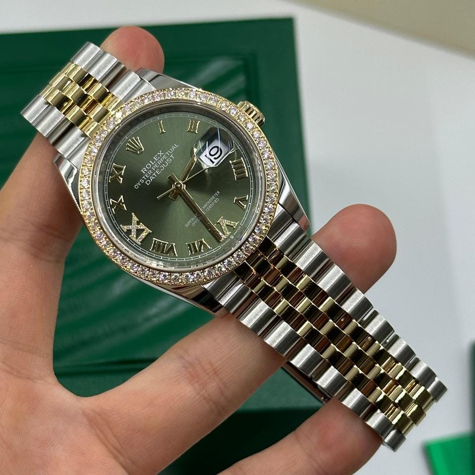 Rolex Datejust 36 126283RBR Green Roman VIIX Jubilee 2024