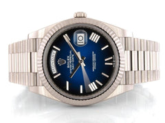 Rolex Day-Date 36 228239 Weißgold 40mm Blue Ombré 08/2025