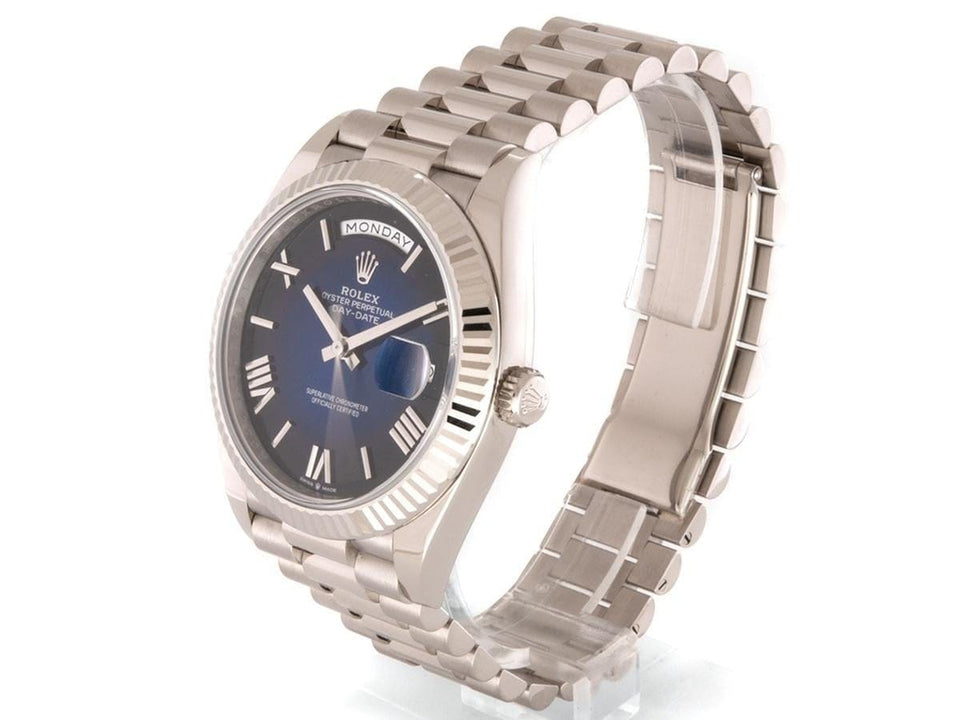 Rolex Day-Date 36 228239 Weißgold 40mm Blue Ombré 08/2025
