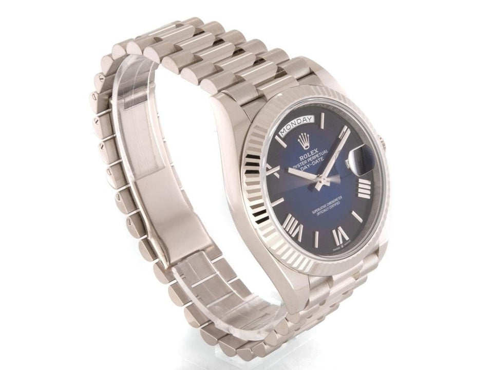 Rolex Day-Date 36 228239 Weißgold 40mm Blue Ombré 08/2025
